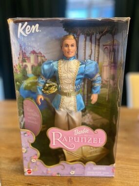 🤴 Ken as Prince Stefan — Barbie as Rapunzel | NRFB | 2002 Mattel